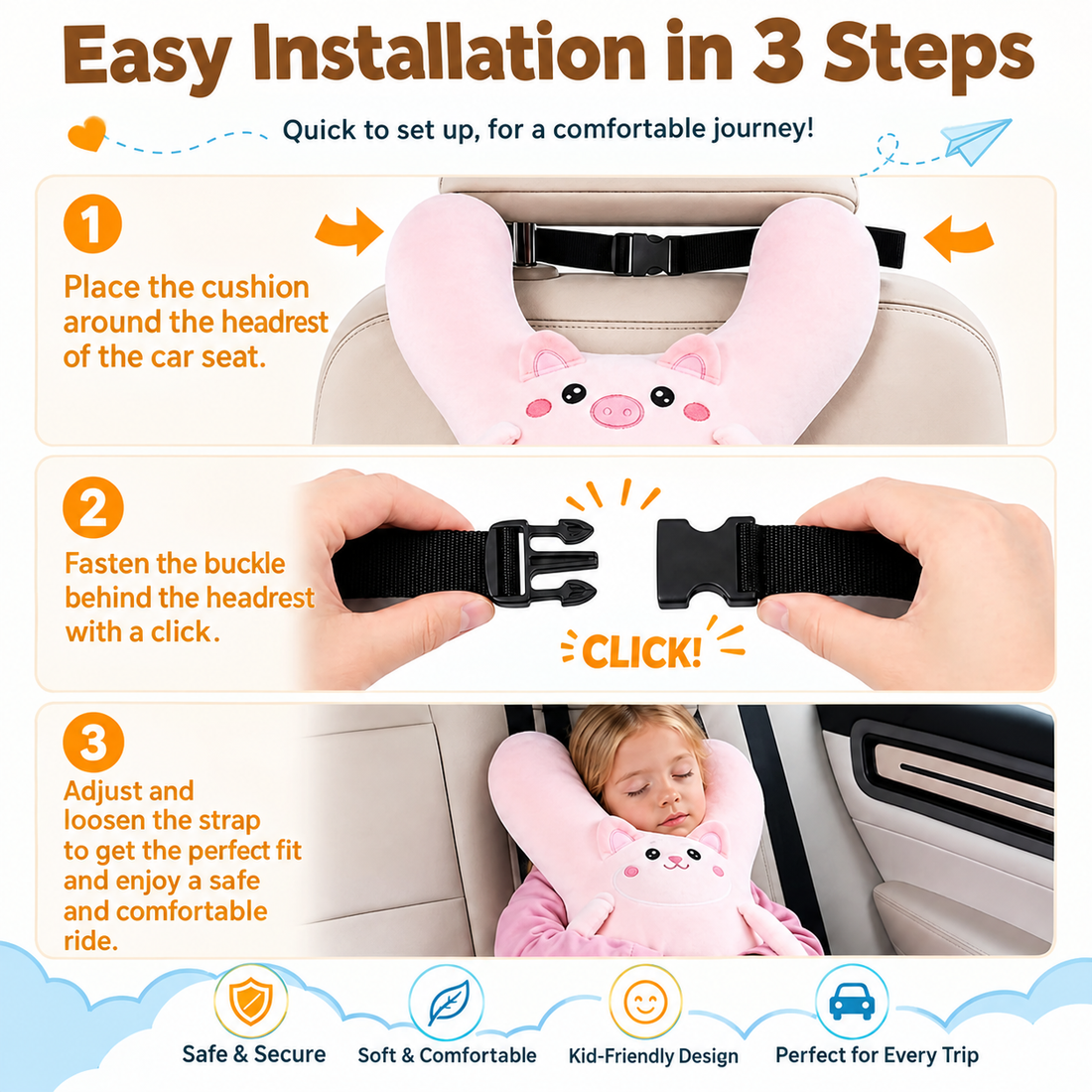Easy installation in 3 steps